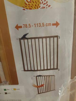 Barrera escalera niños