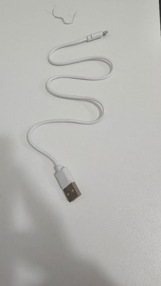 Cavo USB-C bianco lungo circa 45cm