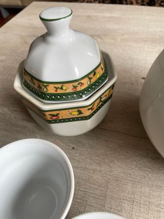 VAJILLA TE PORCELANA