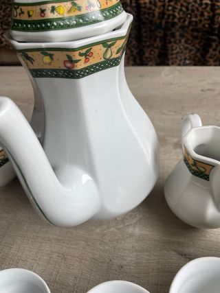 VAJILLA TE PORCELANA