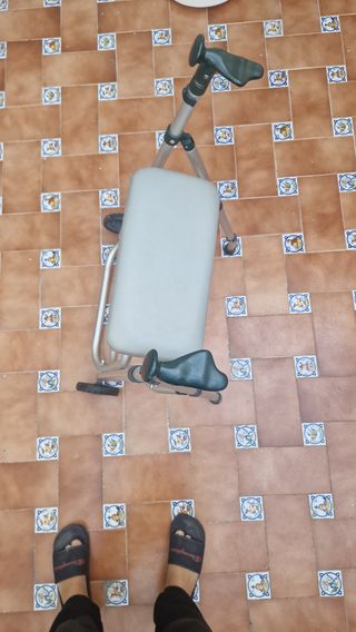 Bastón con asiento plegable