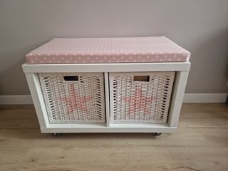 Cajonera blanca de IKEA