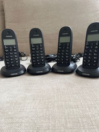 Telefonos inalambricos motorola pack 4