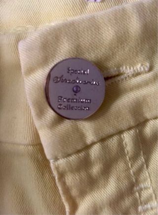 Pantalon Stradivarius Amarillo 42