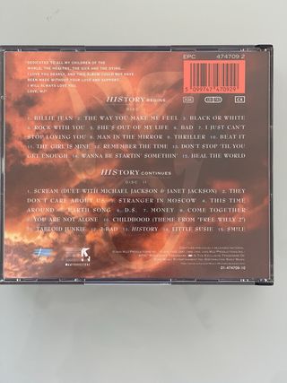 Michael Jackson HISTORY 2 Cds.