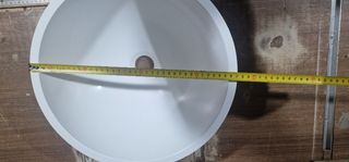 Bol lavabo blanco ceramica