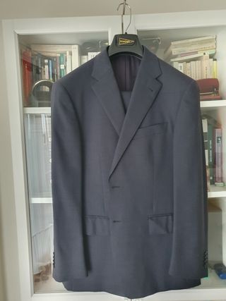 Traje Emidio Tucci SUPER 120'S azul.