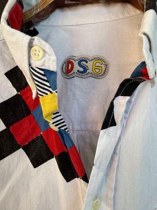 VINTAGE camisa blanca DESIGUAL talla L 