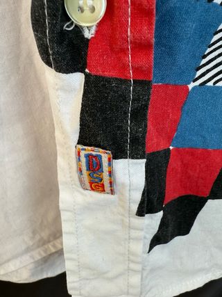 VINTAGE camisa blanca DESIGUAL talla L 