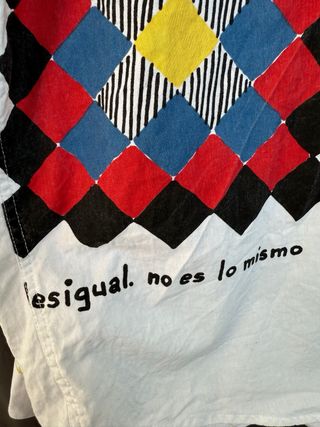 VINTAGE camisa blanca DESIGUAL talla L 