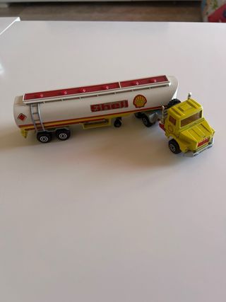 Camión juguete SHELL años 80 Majorette