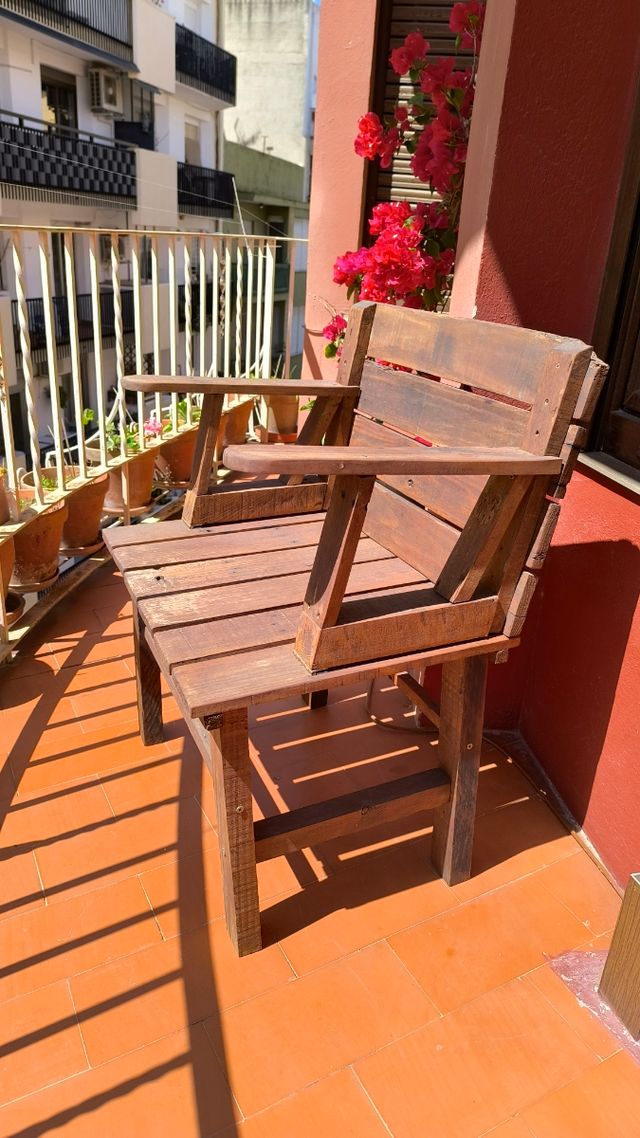 Silla convertible en mesa - Handmade