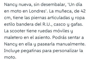 Muñeca Nancy, un día de moto en Londres