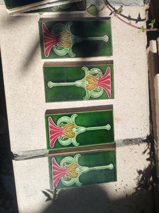 Art Nouveau 1900 Baldosa Tile