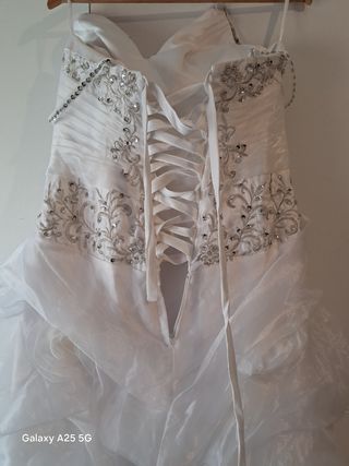 vestido de novia blanco