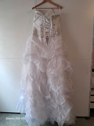 vestido de novia blanco