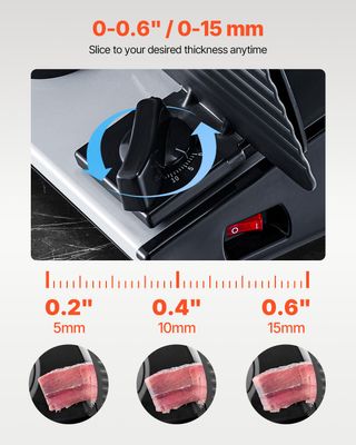 Tagliacarne Elettrico da 180 W Affettatrice Carne