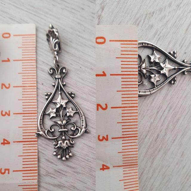 Colgante antiguo de plata