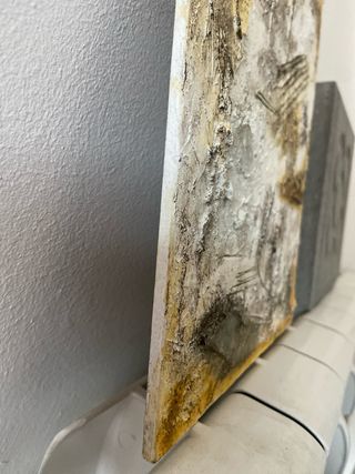 Lámina cuadro óleo abstracto