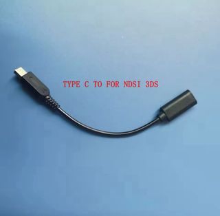 Cable de carga USB tipo C para NDSI 3DS 2DS XL/LL 