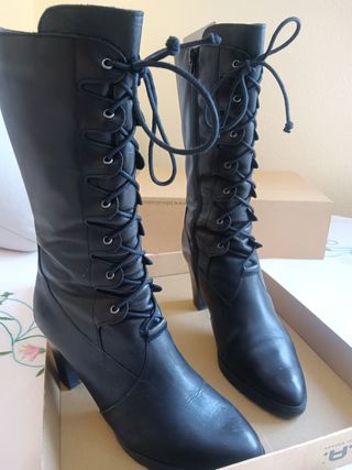Botines de piel