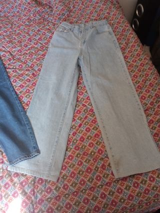 Lote 2 pantalones tejanos de moda