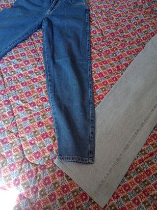 Lote 2 pantalones tejanos de moda
