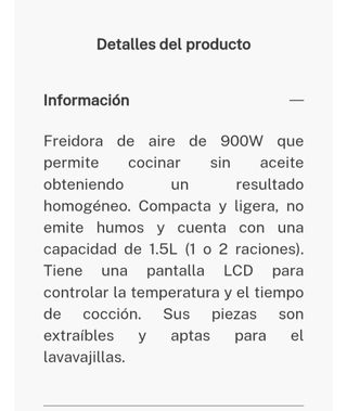 Freidora de aire 