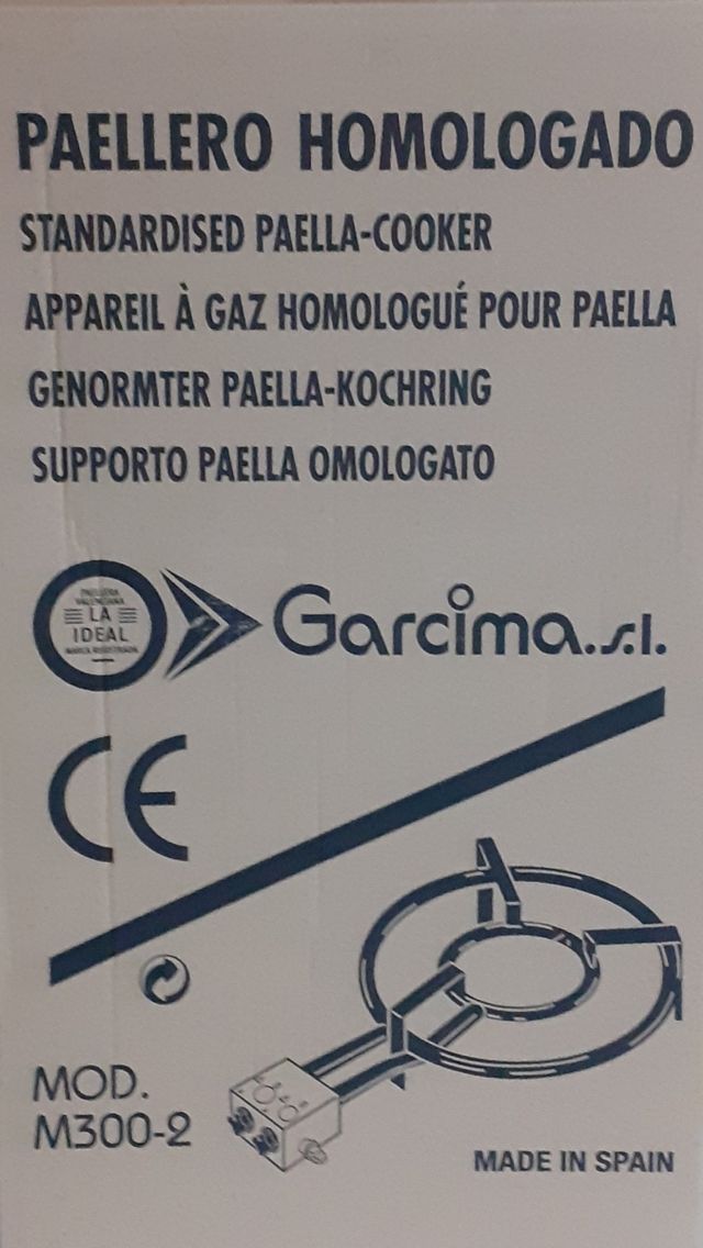 Lote paellero 30cm 2 aros