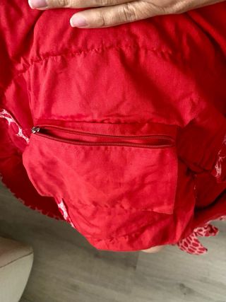 Traje de flamenca rojo de lunares para feria