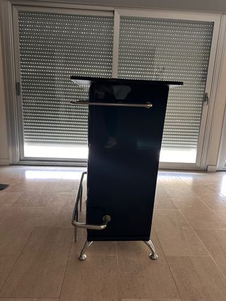 Barra bar piel negra