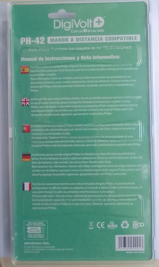 MANDO COMPATIBLE TV PHILIPS