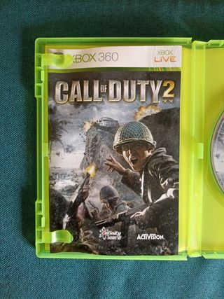 Call of Duty 2 (Xbox 360). PAL España. Completo 