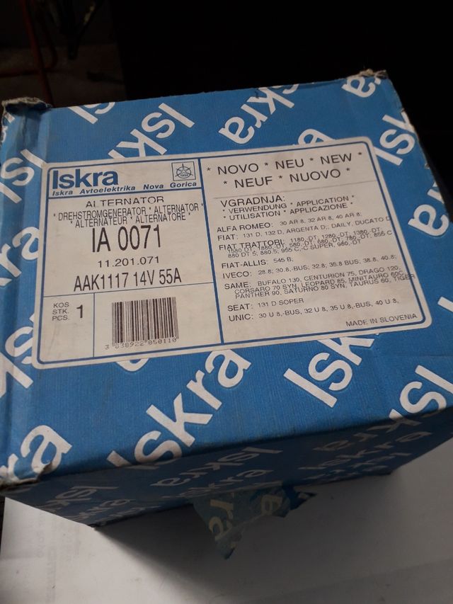 Alternador Iskra 14 V 55 A