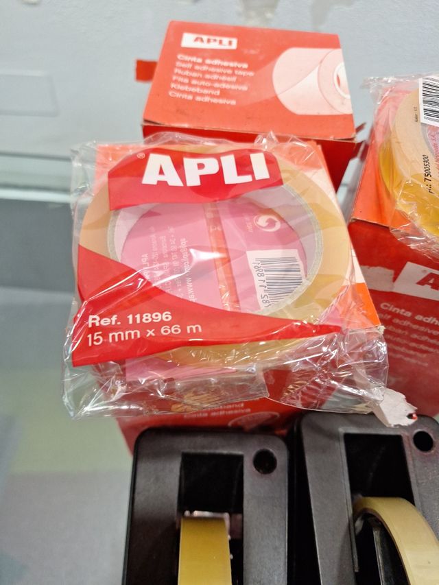 30 rollos de celo APLI