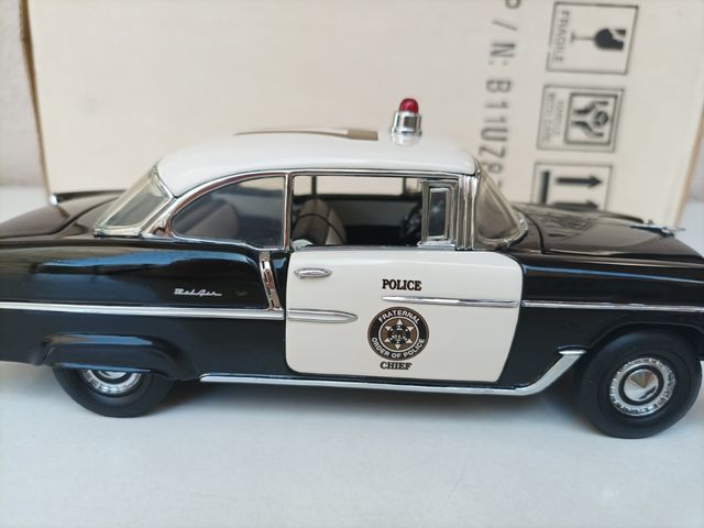 FRANKLIN MINT 1:24, 1955 Chevrolet Bel Air Police