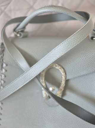 Borsa pelle e cordino
