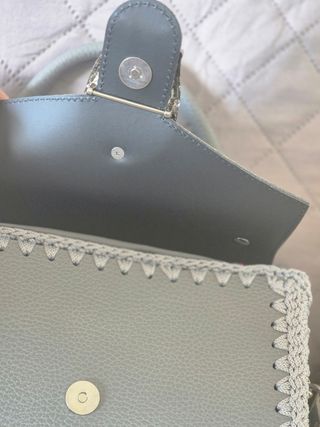 Borsa pelle e cordino
