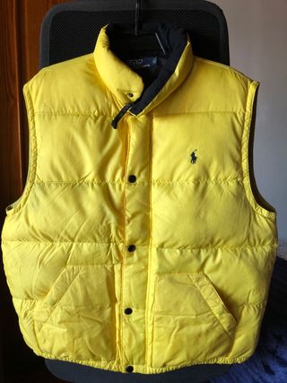 Ralph Lauren chaleco de plumas XL