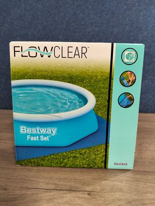 BESTWAY 58000N - Tapiz de Suelo Redondo 274x274cm