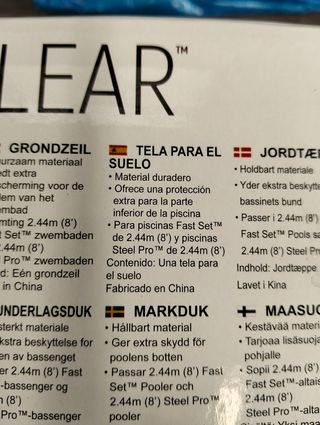 BESTWAY 58000N - Tapiz de Suelo Redondo 274x274cm