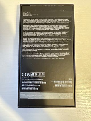 Caja original Iphone 13 pro negro