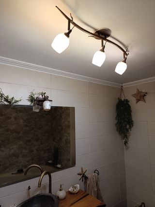 Juego lámparas nacar