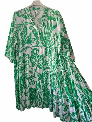 Bluson largo estampado vintage