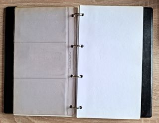 CARPETAS DE ANILLAS PARA TARJETAS COLECCION