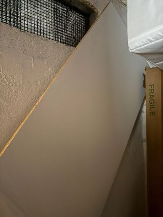 Retal madera de melanina blanca