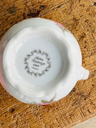 Azucarero  lechera de porcelana francesa CNP