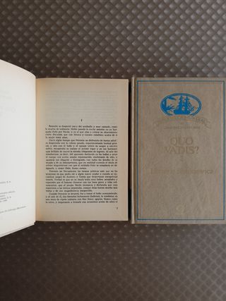 Quo vadis? Tomo I y II.