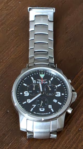 Sector blackeagle - crono acciaio