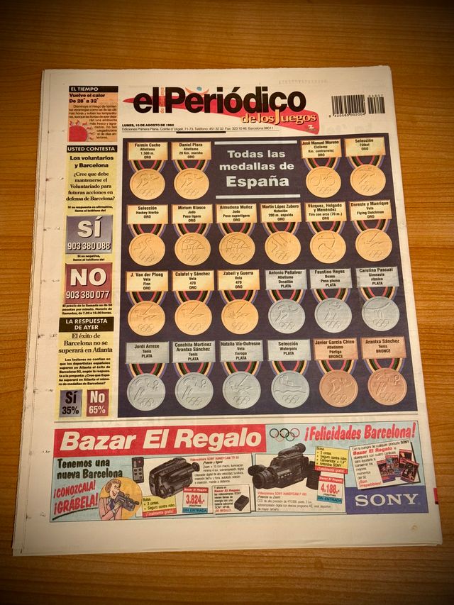 El Periódico de los Juegos (10-08-1992)